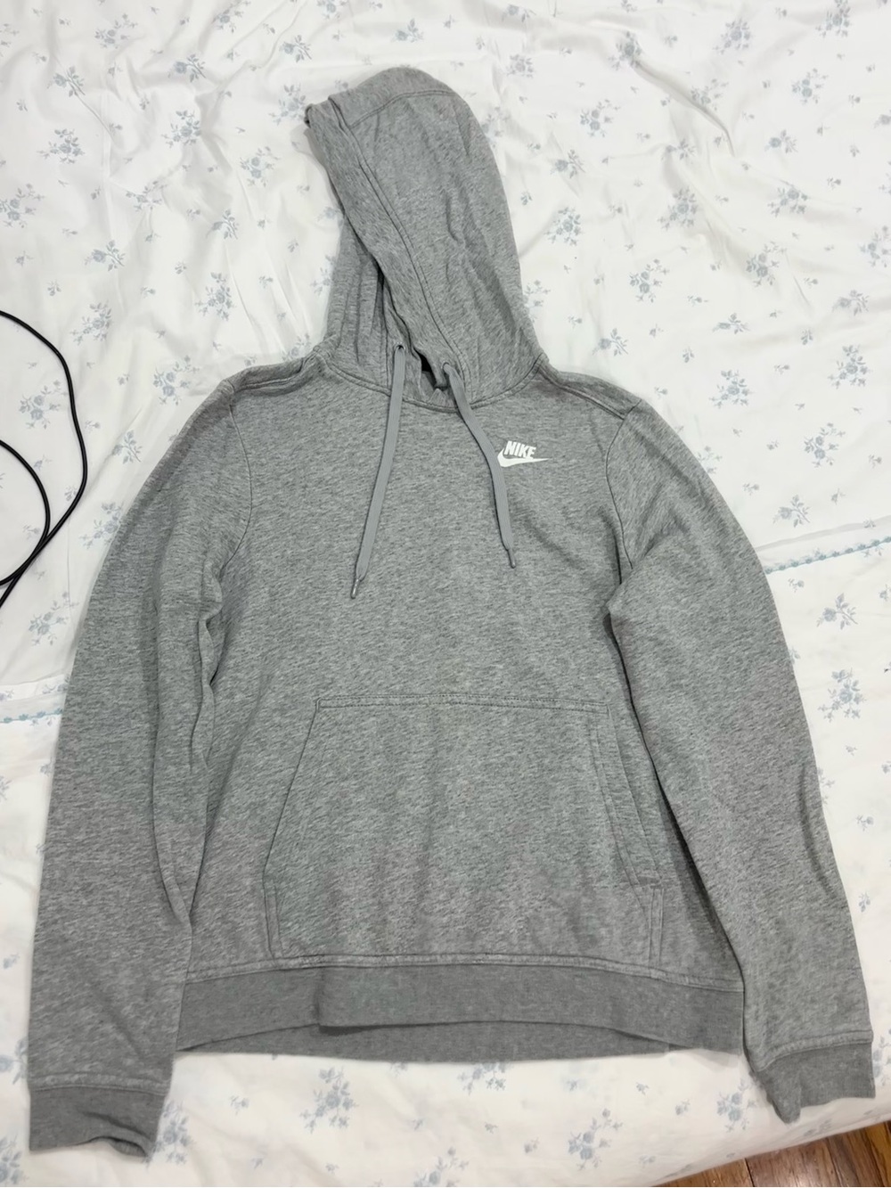 Nike Light Gray Hooded Pullover